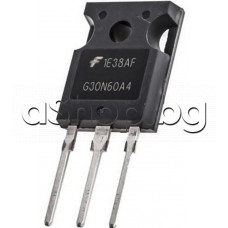 IGBT-N chan,SMPS-ser.,600V,75A(25°C)/60A(110°C),463W,Tf=38nS(150°C),TO-247,G30N60A4 Fairchild-China