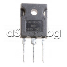 MOS-N-FET,L,600V,40A(25°C),160W,8-40kHz,>200kHz in rezonant mode,TO-247AC,code:G4PC40U,IR/Infineon IRG4PC40UPBF