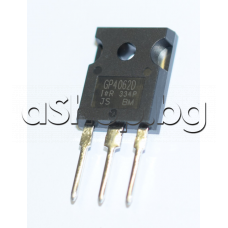 IGBT-N,L,600V,24/48A(25°C),250W,24-40ns,up 20kHz,+ultrafast soft recov.diode,TO-247AC,IR,IRGP4062DP ,code:GP4062D