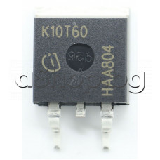 IGBT-N chan,600V,22A(25°C),104-156W,Tf=32nS,-40°C...+175°C,TO-263/D2-Pak,IR IRGS10B60KDTRRPBF