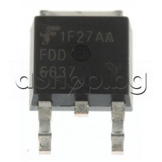 MOS-P-FET-e*,35V,55A,57W,<9.7mOm(xxA),TO-252,Fairchild FDD6637 MOS-P-FET-e*,35V,55A,57W,<9.7mOm(xxA),TO-252,Fairchild FDD6637