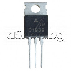 Si-N , AM-L,60V,6A,PQ=16W(27MHz),TO-220 ,code: C1969 ,Mitsubishi  2SC1969