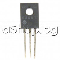 Si-N,AM-L,75V,1A,PQ=1.8W(27MHz),TO-126,C2091 Hitachi ,2SC2091