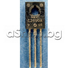 Si-N,NF/HF-L,160V,1.2A,20W,155MHz,TO-126,NEC 2SC2690A ,code: C2690A