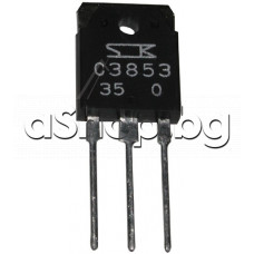 Si-N,NF/S-L,120V,6A,60W,20MHz,TO-3PJ,C3853 SanKen