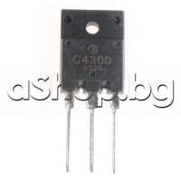 Si-N ,S-Reg,900/800V, 5A, 75W,<1/6us, TO-3PF ,Allegro Sanken 2SC4300 ,code:C4300