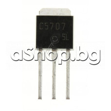 Si-N,L,lo-sat,80V,8A,15W,30/445ns,DC-DC converter,TO-251/TP,2SC5707  Sanyo code: C5707,T/8L