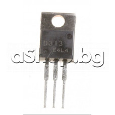 Si-N, NF/S-L, 60V, 3A, 30W, 8MHz, TO-220 ,Sanyo 2SD313 ,code D313