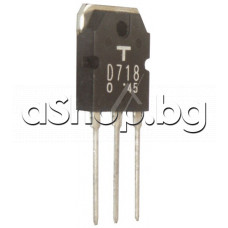 Si-N,NF/S-L,120V,8A,80W,12MHz,TO-247S KEC 2SD718 ,code:D718