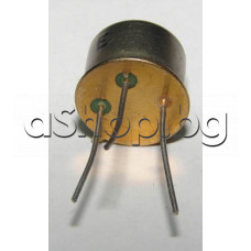 Si-N, 75/50V,0.5A,0.8W,200MHz,B=220..470,TO-39, Bulgaria 2Т6551Е