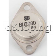 Si-N+Di,CTV-HA,1500/700V,5A,12.5W,(Tc=95°)+integr. Damper-Diode,TO-3 STM .BU208D Telefunken