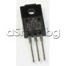 Si-N-Darl+Di, NF/S-L,60V,2A,35W,20MHz,B>1000,TO-220F ,Matsushita 2SD275,code: D1275