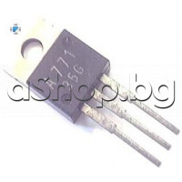 Si-P, NF/S-L, 60V, 6A, 40W, 20MHz, TO-220,SanKen 2SA771 ,code: A771