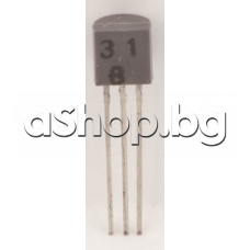Si-P,70/70V,0.1A,0.25W,50MHz,B=30,TO-92,code:31,2T3851