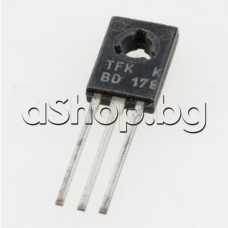 Si-P ,NF-L,60V,3A,30W,>3MHz,TO-126 ,Fairchild /Tesla BD178