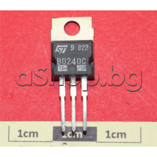 Si-P ,NF-L,115V,2A,30W,>3MHz,TO-220, ANK / STM BD240C