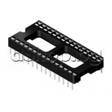 Обикновен цокъл за  ИС DIL-14 със стъпка  2.54мм ,ICVT 14 P