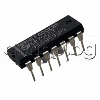 CMOS-IC ,Shift Register wit Variable Lenght max.18-Bit ,Vdd:(5.0-12.0)V tpd:250ns at5.0V , 14-DIP ,Texas Instruments CD4006BP