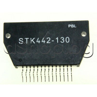 IC,2xNF-E,±63V,2x>150W/10%,THD=0.08%,(±....V/4-8om),14-SIL,STK442-130 Sanyo