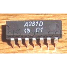 IC , AM/FM-IF  receiver circuit-amplifier, 14-DIP ,RFT A281D