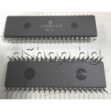 IC-uC,4-Bit microcomputer single chip ,42-DIP ,Hitachi HD44801-A19