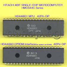IC-uC,4-Bit microcomputer single chip ,42-DIP ,Hitachi HD44801-A35