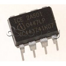 IC,PWM switching power supply control with dir.drive power MOSFET,100kHz,8-DIP,ICE2AS01 Infineon