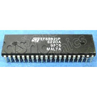IC,8 Bit uComp.,PIA Program Interface Adapter, 1MHz, 40-DIP ,STM EF6821P IC,8 Bit uComp.,PIA Program Interface Adapter, 1MHz, 40-DIP ,STM EF6821P