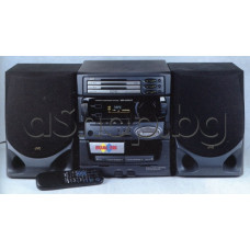 Мини Hi-Fi аудио система с 3-компакт диск,JVC CA-D301T