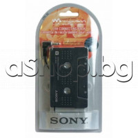 Аудио-касета-адаптор за свързване на CD-уокмен и други  към авторадиокасетефон ,SONY,NLA