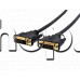 Кабел DVI-D,Dual Lin за монитор/цифрова телевизия  мъжки куплунг към DVI-мъжки куплунг (24+1) с ферити,нормален 1.8м