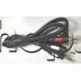 Кабел с d3.5mm стерео мъжки жак към 2-RCA-чинча мъжки,3.2x6.4мм,CCS,позлатен 1.2/1.5m ,YY5188,Cable-458 Gold
