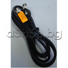 Кабел мъжко SVHS към мъжко SVHS(със 4-извода),d5mm/1.5м-двуцветен ,Cable-512