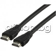 Кабел за мон.-цифр.телевизия HDMI-мъжки куплунг 19-изв. към HDMI-мъжки куплунг 19-изв-нормален 10.0м