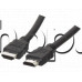 Кабел за мон.-цифр.телевизия HDMI-мъжки куплунг/19-изв. към HDMI-мъжки куплунг/19-изв-позлатен 3.0м