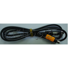 HF-Високочестотен к-л за видео с мъжка/женска ант.букси,1.5m черен