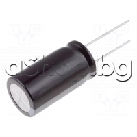 100uF/200V,Кондензатор електролитен радиален type CE W,snap-in ,d22x25mm,-25..+85°C Rubycon