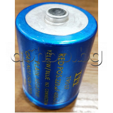 220uF/400V,Електролитен кондензатор радиален,тип KT3291T_7835,d40x3mm,snap-in,+85°C,ITT T9007