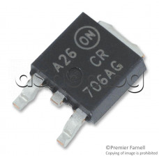 Thyristor,400V,4A~(Tc=90°C),Igt/Ih<75/<5mA,TO-252/D-Pak(smd)