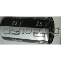 4700uF/35V,Кондензатор електролитен радиален,тип-Matsushita-NHG,d18x36mm,-25...+105°C ,Matsushita CE MHG