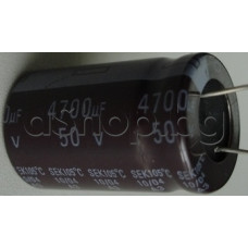 4700uF/50V,Електр.кондензатор радиален,тип/Teapo,22x35,+105°C