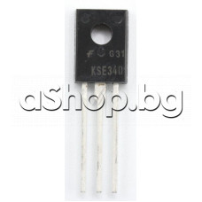 Si-N,NF/S-L,-/300V,0.5A,20W,>10MHz,TO-126 Fairchild,KSE340,ON Semiconductor