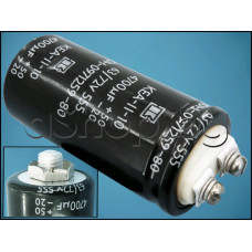 4700uF/63-72V,Електролитен комдензатор радиален,Тип KEA-II-10,d40x86/98mm,+85°C,с болтчета на изводите M5