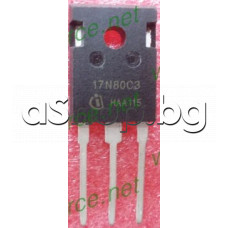 Cool-MOS,800V,17A,208W,<0.29om(7A),TO-247S,Infineon 17N80C3
