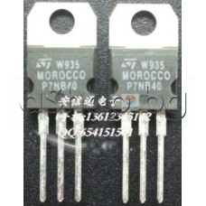 V-MOS,700V,7A,100W,<0.9om(6.5A),TO-220,P7NB40