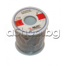 Тинол с флюс,0.5кг,d0.8мм,5-канален,S-Sn60,Pb40,SW 26/3/2.5%,QQ-S-571E,Project