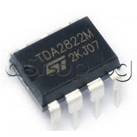 IC,2xNF-E,15V,1A,2x0.65W,(6V/4om),8-DIP,TDA2822M STM