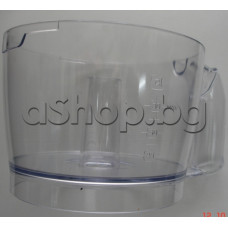 Пластмасова кана-купа d145/165xH120mm  на кухненски робот- миксер,Moulinex DFB-345/700(Masterchef delicio)