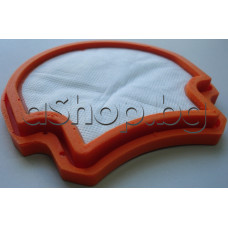 Филтър профилен с оранжева гума по периферията за прахосмукачка ,De Longhi XL-1073NBG,XL-1060NB