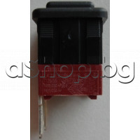 Захранващ ключ-бутон за кафемашина 16A/250VAC,2-пол.2-изв.4.68мм,0356076,L4.1H8,De Longhi EC-270